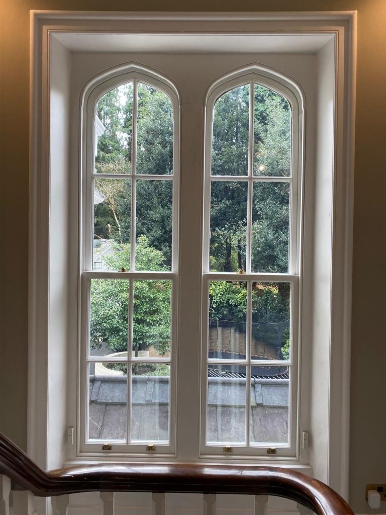 A bespoke arched sash window refurbishment project by Sash Window Solutions