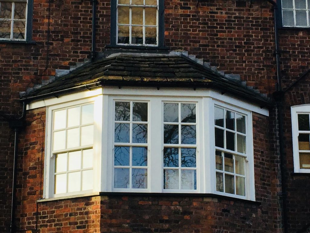 Sash Window Replacement on a Bay window